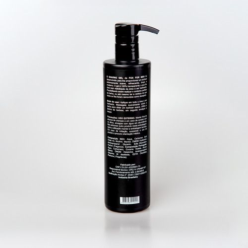 Shaving Gel De Barbear 1000g - Fox For Men - 3 Unidades