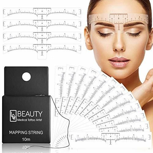 Delineadores Para Cejas - Kalolary Eyebrow Mapping String Fo