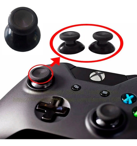 Tapa Palanca Joystick Capuchon Para Control Xbox One Color Negro