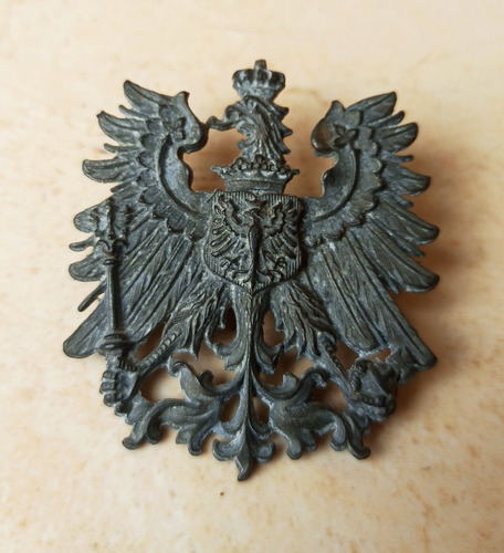 Antiguo Escudo Águila De Polonia Segunda Guerra Mundial!!!