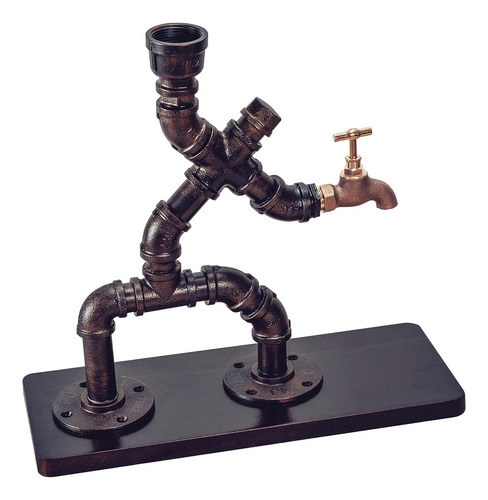 Soporte De Alcohol Steampunk Para Whisky