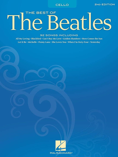 Libro Lo Mejor De Los Beatles Para Violonchelo
