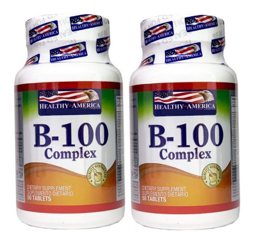 2 Complejo B-100 Complex 50tab - Unidad a $1360