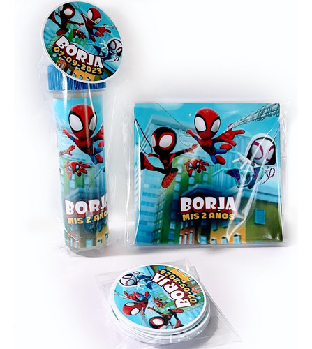 35 Burbujeros Spiderman Hombre Araña, Personalizados!