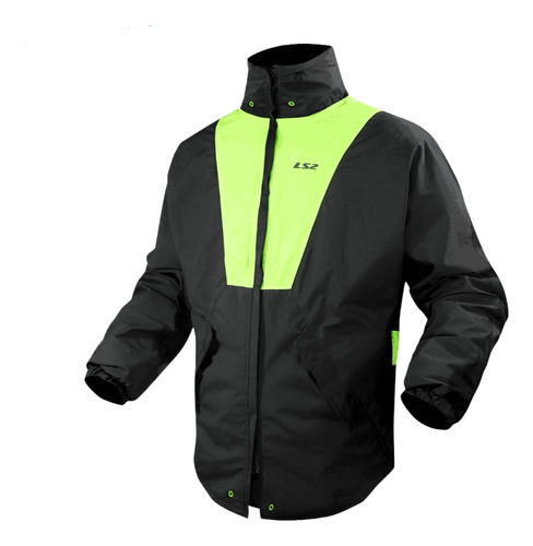 Campera Ligera Ls2 X-rain Impermeable/capucha/correas Ajuste