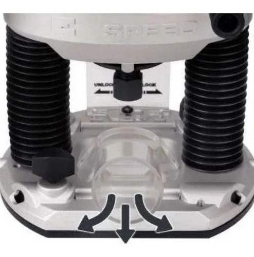 Imagen 7 de 10 de Fresadora Router Rebajadora Tupi Einhell 1200w + Acces 6-8mm
