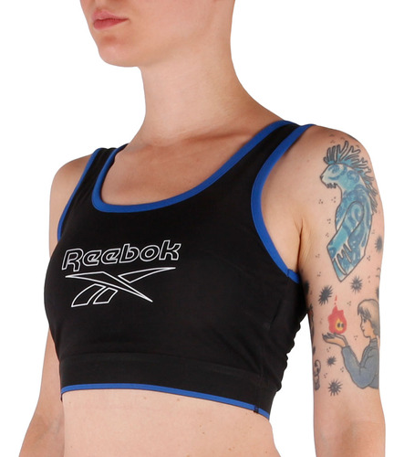 Top Mujer Reebok Rie Bralette Negro Jj deportes