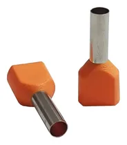 Comprar Terminal Ferrul Doble 2x12 Awg Naranja 100 Pzs Am-e