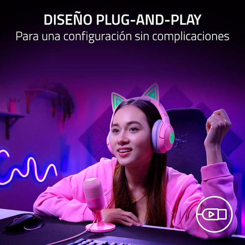 Microfono Gamer Razer Seiren V3 Mini Usb Con Sensor Quartz