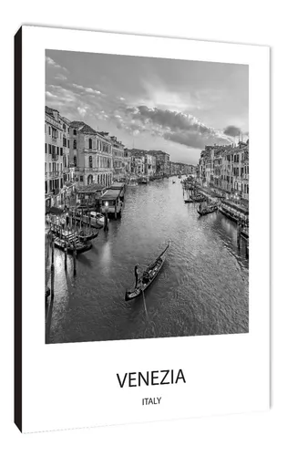 Cuadros Mapa Venecia Varios Modelos 20x29