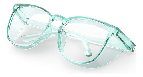 Gafas De Seguridad Con Estilo Verde Ultra Resistentes Uv400