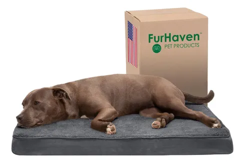 comprar Furhaven Pet  Colchon Ortopedico De Espuma Tradicional Para