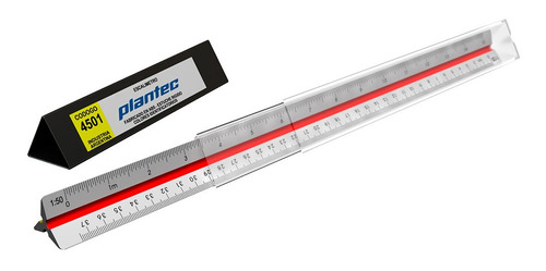 Escalimetro Dibujo Tecnico Plantec Escalas Bajas 30cm 