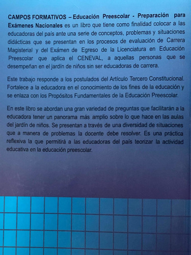 Campos Formativos - Preparación Para Exámenes Nacionales