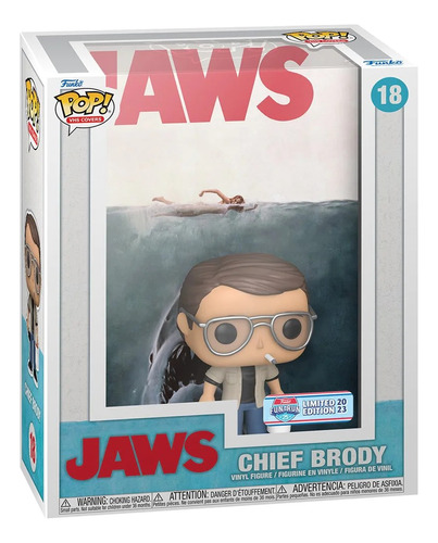 Funko Pop Vhs Covers Original Chief Brody Jaws 