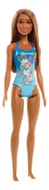 Comprar Muñeca Barbie Playa Con Traje De Baño Original Mattel 30 Cm