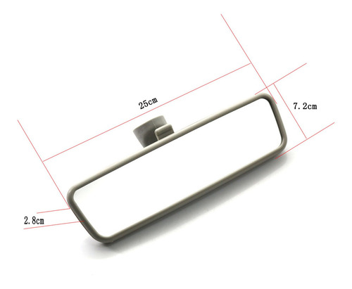 Reemplazo Del Espejo Retrovisor Interior Para Vw Golf Jetta