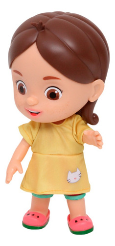 Boneca Infantil Magali Articulada 29cm Vinil Com Cheirinho
