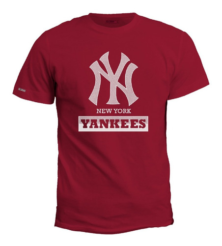 Camiseta New York Yankees Béisbol Baseball Ny Estampada Eco