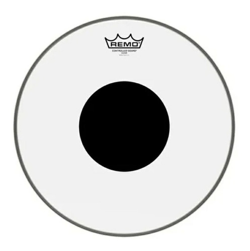 Pele Remo 12 Controlled Sound Clear Black Dot Cs-0312-10