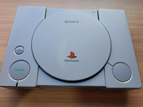 Playstation 1 Fat Ps1 Scph-1000 Modelo Lançamento Ps1 Top Cinza (Usado)