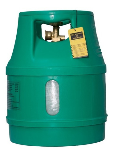 Tanque Para Gas Lp 5 Kgs Portatil De Plastico (esmeralda)