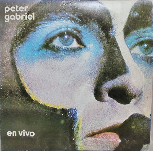Peter Gabriel  En Vivo Lp Doble Argentina Impecable