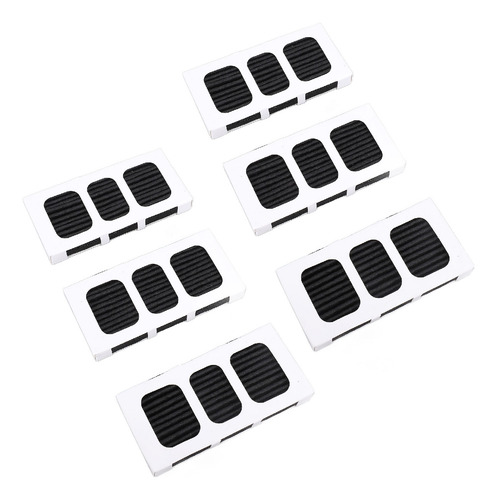 Paquete De 6 Filtros De Aire Para Refrigerador Paultra2