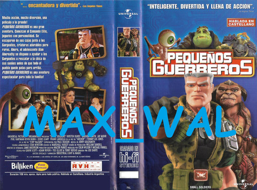 Pequeños Guerreros Vhs Small Soldiers Joe Dante Vhs Original (Usado)