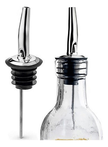 Dosificador Para Botellas Para Bar Acero Inoxidable 6 Piezas