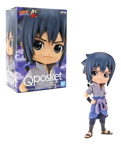 Boneco Q Posket Sasuke Uchiha | Naruto Shippuden | Banpresto