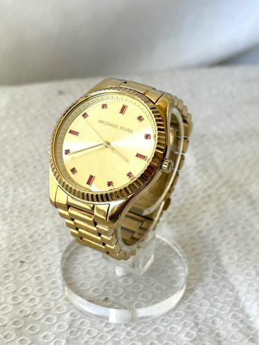 Reloj Mujer Michael Kors Champagne Mk3246 Original (Reacondicionado)