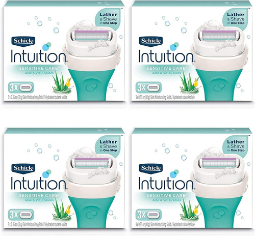 Schick Intuition Pure Nourishment Womens Razor Refills With