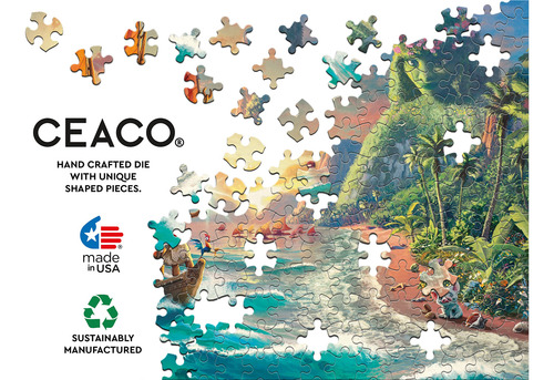 Rompecabezas Ceaco Thomas Kinkade Disney Dreams Moana 1000p