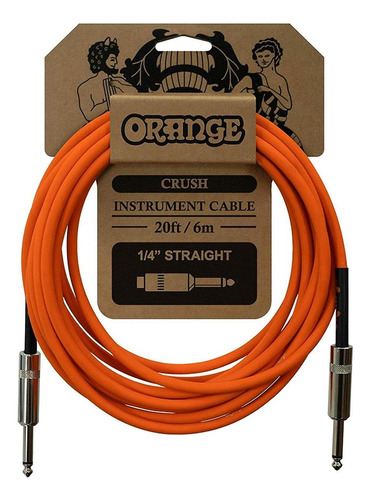 Crush - Cable De Instrumento De 20 Pies Con Conector Recto A
