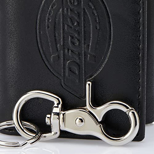 Dickies Cartera De Cuero Con Cadena Para Hombre Tríptico De