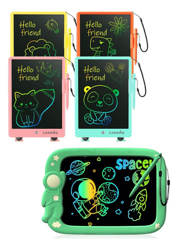 Carrvas Tableta De Escritura Lcd, Paquete De 4, Tablero De D
