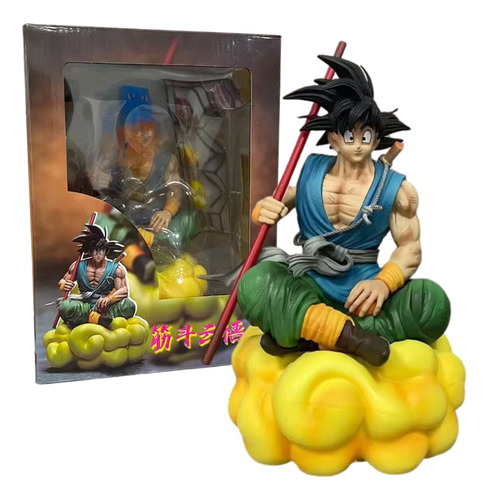 Figura Goku Nube Voladora Baculo Magico Dragon Ball