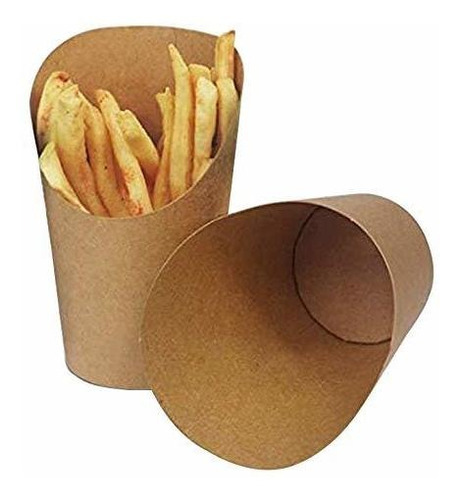 Kingzhuo 50 Piezas De Soporte Para Papas Fritas, 14 Oz, Dese