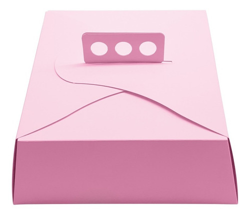 Cajas Rosas Para Tortas Y Masas 27x27x10 Pack X 50 Unid
