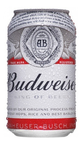 Cerveja Budweiser Lata 350ml Kit C/6 Unidades