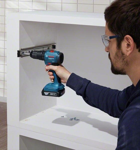 Taladro Percutor Bosch 18v Gsb 185-li + 2 Bat 2.0 Ah + Carg