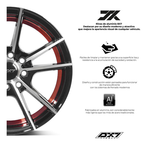 Rines 14 4/100 (4 Rines) Tsuru Aveo Spark Beat Gol I10