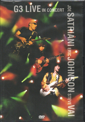 Dvd G3 In Concert - Joe Satriani, Eric Johson E Steve Vai