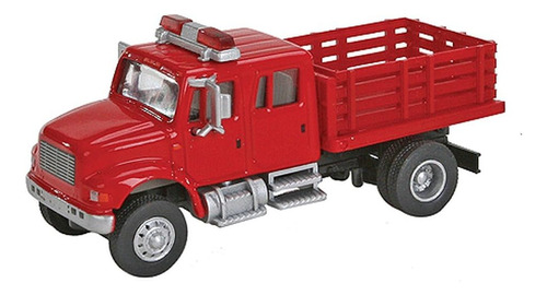 Vehiculo A Escala Walthers Scenemaster, Camion Con Caja Rojo