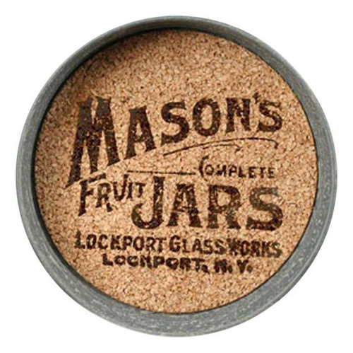 Mason Jar Tapa Posavasos Con Logo Mason Jar  Juego De 4