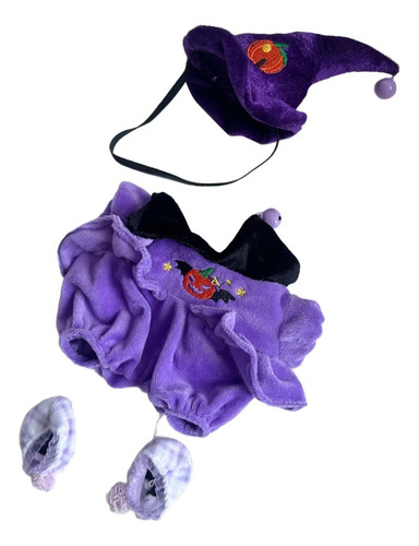 3 Piezas De Ropa De Halloween Para Muñecas Con Sombrero Y