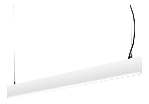 Lámpara Colgante Led 40 W Moderna 120 Cm Luz Cálida Tl-1340 Color Blanco