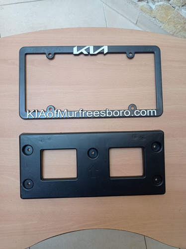 Porta Placa Kia Original 