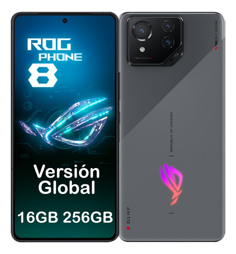 Asus Rog Phone 8 Celular 256gb 16gb Versión Global Republic Of Gamers Snapdragon 8 Gen 3 Dual Sim 165hz Gaming Phone Con Gatillos Ip68 Nfc